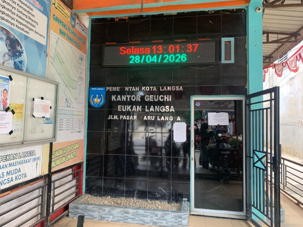 Kantor Geuchik Gampong Peukan Langsa